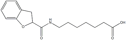 7-[(2,3-dihydro-1-benzofuran-2-ylcarbonyl)amino]heptanoic acid|