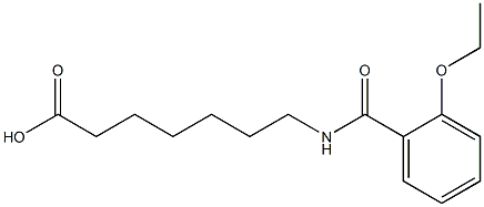 7-[(2-ethoxybenzoyl)amino]heptanoic acid Structure