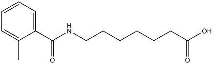 7-[(2-methylbenzoyl)amino]heptanoic acid,,结构式