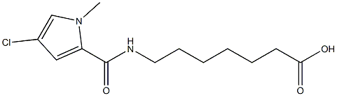 7-[(4-chloro-1-methyl-1H-pyrrol-2-yl)formamido]heptanoic acid