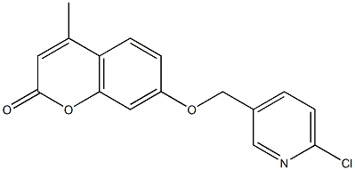 7-[(6-chloropyridin-3-yl)methoxy]-4-methyl-2H-chromen-2-one