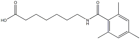 7-[(mesitylcarbonyl)amino]heptanoic acid,,结构式