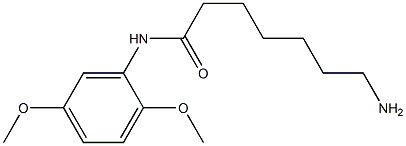 7-amino-N-(2,5-dimethoxyphenyl)heptanamide,,结构式