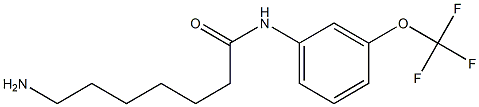 7-amino-N-[3-(trifluoromethoxy)phenyl]heptanamide Structure