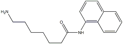 7-amino-N-1-naphthylheptanamide Structure