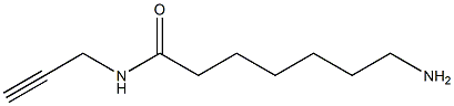 7-amino-N-prop-2-ynylheptanamide,,结构式