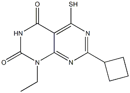  7-cyclobutyl-1-ethyl-5-mercaptopyrimido[4,5-d]pyrimidine-2,4(1H,3H)-dione