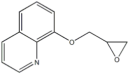 8-(oxiran-2-ylmethoxy)quinoline,,结构式