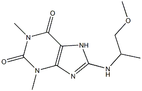 8-[(1-methoxypropan-2-yl)amino]-1,3-dimethyl-2,3,6,7-tetrahydro-1H-purine-2,6-dione