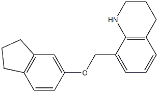 8-[(2,3-dihydro-1H-inden-5-yloxy)methyl]-1,2,3,4-tetrahydroquinoline