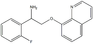 8-[2-amino-2-(2-fluorophenyl)ethoxy]quinoline Structure