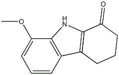 8-methoxy-2,3,4,9-tetrahydro-1H-carbazol-1-one,,结构式