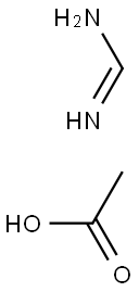 acetic acid methanimidamide,,结构式