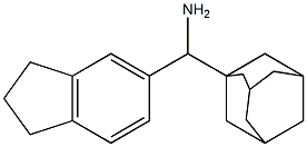 adamantan-1-yl(2,3-dihydro-1H-inden-5-yl)methanamine,,结构式