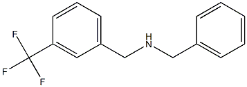 benzyl({[3-(trifluoromethyl)phenyl]methyl})amine,,结构式