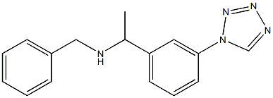 benzyl({1-[3-(1H-1,2,3,4-tetrazol-1-yl)phenyl]ethyl})amine