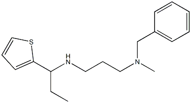 benzyl(methyl)(3-{[1-(thiophen-2-yl)propyl]amino}propyl)amine|