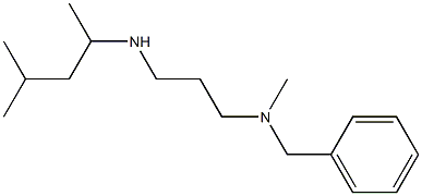 benzyl(methyl){3-[(4-methylpentan-2-yl)amino]propyl}amine Structure