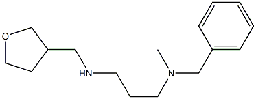 benzyl(methyl){3-[(oxolan-3-ylmethyl)amino]propyl}amine Structure