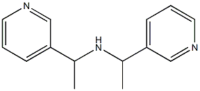 bis[1-(pyridin-3-yl)ethyl]amine 化学構造式