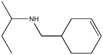 butan-2-yl(cyclohex-3-en-1-ylmethyl)amine,,结构式