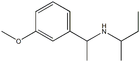 butan-2-yl[1-(3-methoxyphenyl)ethyl]amine Structure