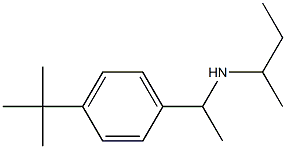 butan-2-yl[1-(4-tert-butylphenyl)ethyl]amine Structure