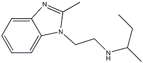 butan-2-yl[2-(2-methyl-1H-1,3-benzodiazol-1-yl)ethyl]amine Structure