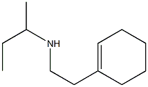 butan-2-yl[2-(cyclohex-1-en-1-yl)ethyl]amine,,结构式