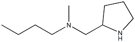 butyl(methyl)(pyrrolidin-2-ylmethyl)amine Structure