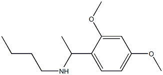 butyl[1-(2,4-dimethoxyphenyl)ethyl]amine,,结构式