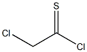 chloromethanecarbothioyl chloride Structure