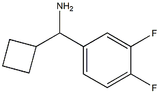 cyclobutyl(3,4-difluorophenyl)methanamine,,结构式