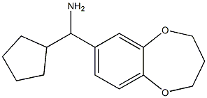 cyclopentyl(3,4-dihydro-2H-1,5-benzodioxepin-7-yl)methanamine|