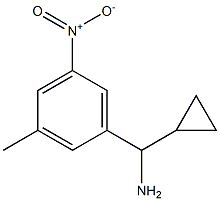 cyclopropyl(3-methyl-5-nitrophenyl)methanamine|