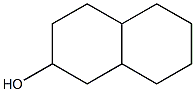 decahydronaphthalen-2-ol Structure