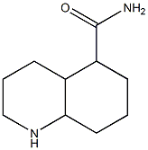 decahydroquinoline-5-carboxamide Structure