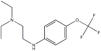 diethyl(2-{[4-(trifluoromethoxy)phenyl]amino}ethyl)amine Struktur