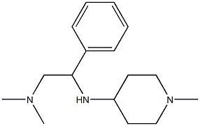 dimethyl({2-[(1-methylpiperidin-4-yl)amino]-2-phenylethyl})amine|