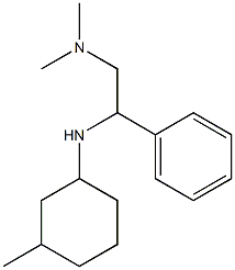 dimethyl({2-[(3-methylcyclohexyl)amino]-2-phenylethyl})amine