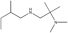 dimethyl({2-methyl-1-[(2-methylbutyl)amino]propan-2-yl})amine 结构式