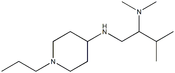 dimethyl({3-methyl-1-[(1-propylpiperidin-4-yl)amino]butan-2-yl})amine