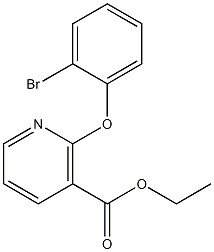 ethyl 2-(2-bromophenoxy)nicotinate Structure