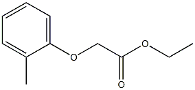 ethyl 2-(2-methylphenoxy)acetate Structure