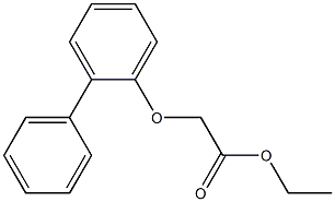 ethyl 2-(2-phenylphenoxy)acetate Structure