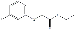 ethyl 2-(3-fluorophenoxy)acetate Struktur