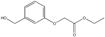 ethyl 2-[3-(hydroxymethyl)phenoxy]acetate Structure