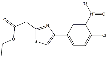  ethyl 2-[4-(4-chloro-3-nitrophenyl)-1,3-thiazol-2-yl]acetate