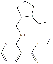 ethyl 2-{[(1-ethylpyrrolidin-2-yl)methyl]amino}pyridine-3-carboxylate Structure