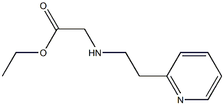 ethyl 2-{[2-(pyridin-2-yl)ethyl]amino}acetate Struktur